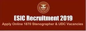 ESIC UDC Recruitment 2023 